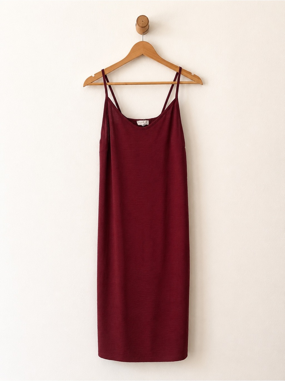 🖤 See You Monday Burgundy Maxi Slip Dress Small